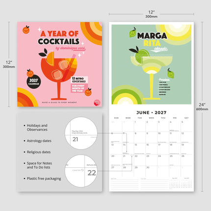 Red Robin Dominique Vari A Year in Cocktails Kalender 2027