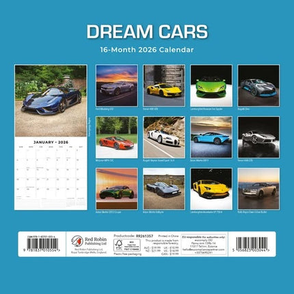 Red Robin Dream Cars Kalender 2026
