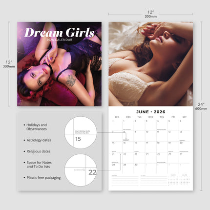 Red Robin Dream Girls Kalender 2026