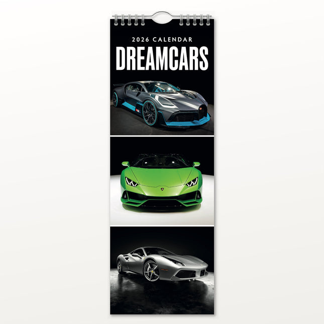 Red Robin Dreamcars Slimline Kalender 2026