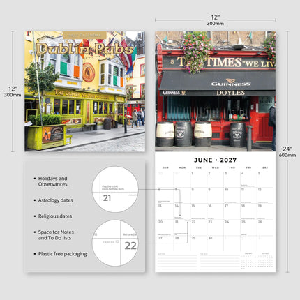 Red Robin Dublin Pubs Kalender 2027