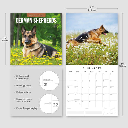 Red Robin Duitse Herder Kalender 2027