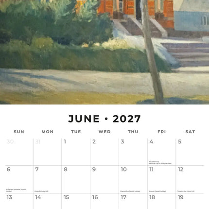 Red Robin Edward Hopper Kalender 2027