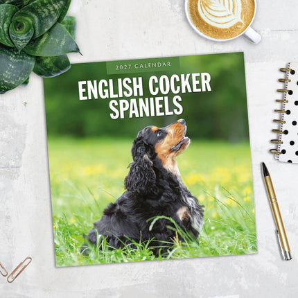 Red Robin Engelse Cocker Spaniel Kalender 2027