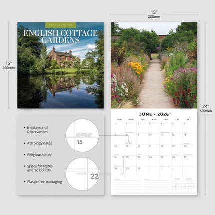 Red Robin English Cottage Gardens Kalender 2026