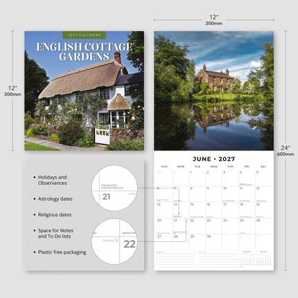 Red Robin English Cottage Gardens Kalender 2027