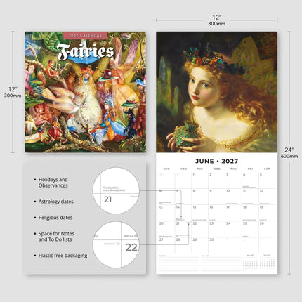 Red Robin Fairies Kalender 2027