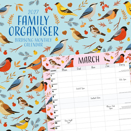 Red Robin Family Organiser Birdsong 2027
