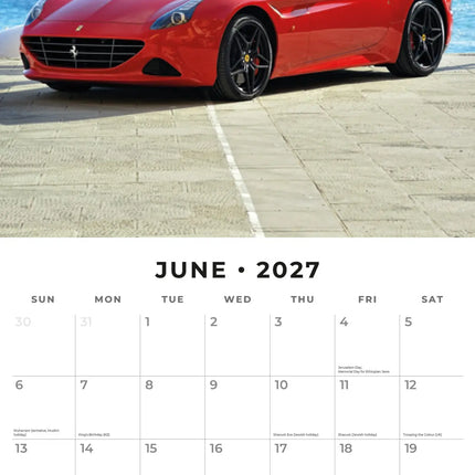 Red Robin Ferrari Kalender 2027