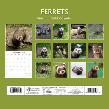 Red Robin Fretten Kalender 2026
