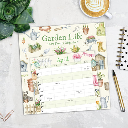 Red Robin Garden Life Family Organiser 2027
