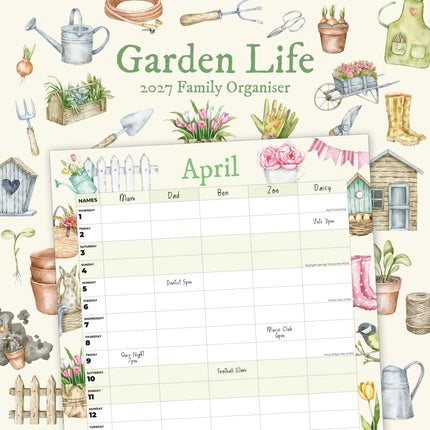 Red Robin Garden Life Family Organiser 2027