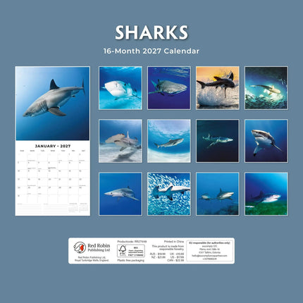 Red Robin Haaien Kalender 2027