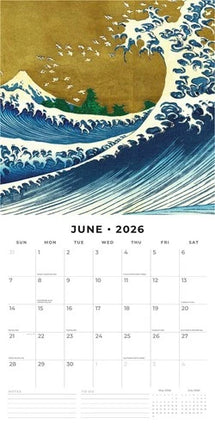 Red Robin Hokusai Kalender 2026