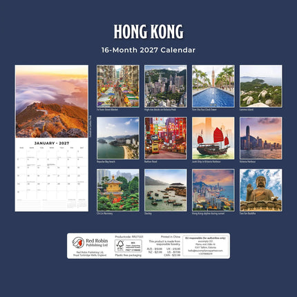 Red Robin Hong Kong Kalender 2027