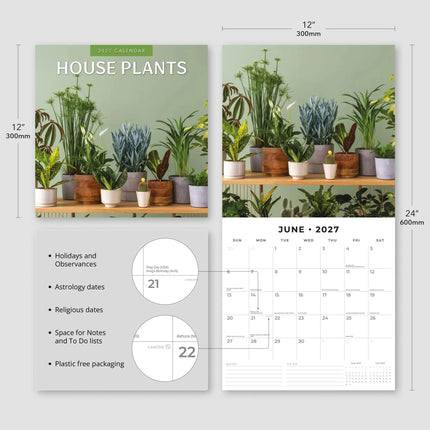 Red Robin House Plants Kalender 2027