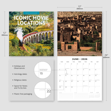 Red Robin Iconic Movie Locations Kalender 2027