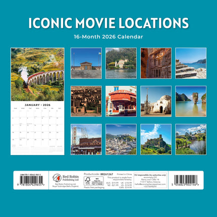 Red Robin Iconic Movie Locations Kalender 2027