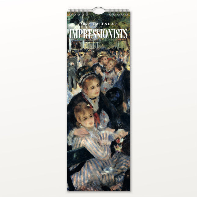 Red Robin Impressionists Slimline Kalender 2026