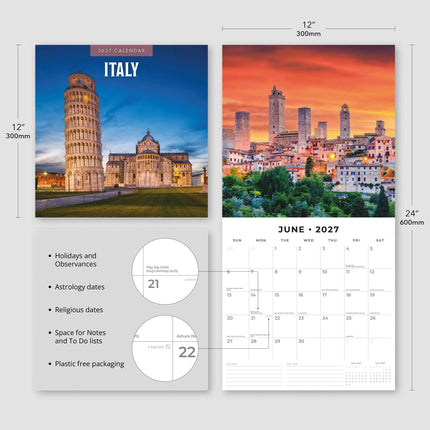 Red Robin Italië Kalender 2027