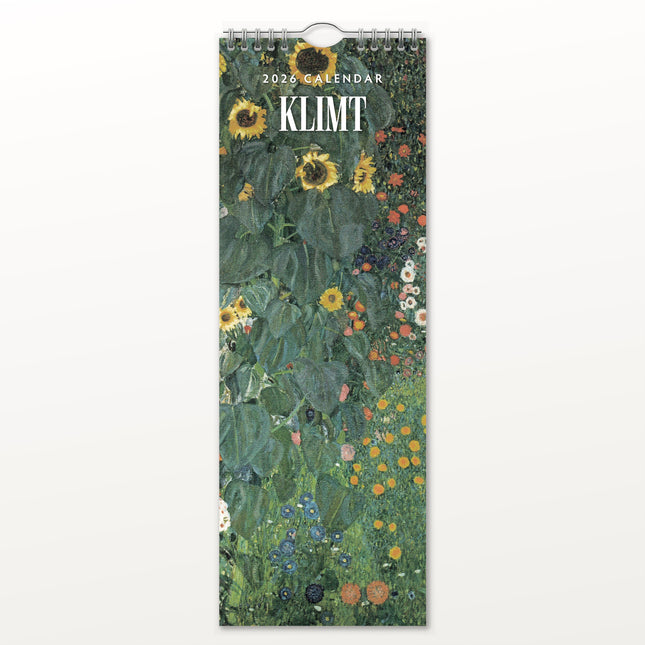 Red Robin Klimt Slimline Kalender 2026