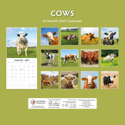 Red Robin Koeien Kalender 2027