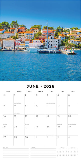 Red Robin Kroatië Kalender 2026