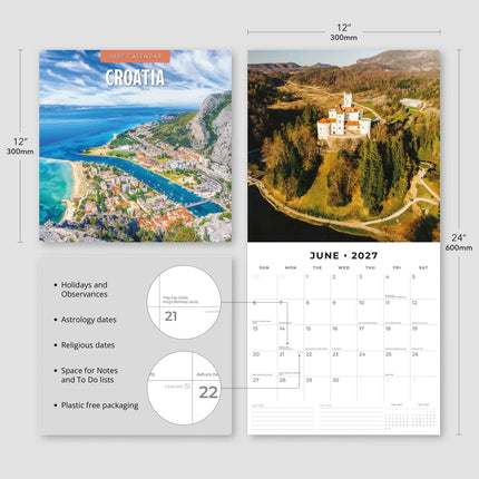 Red Robin Kroatië Kalender 2027