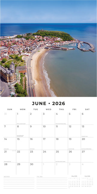 Red Robin Kustlijn Groot-Brittannië Kalender 2026