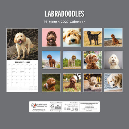 Red Robin Labradoodle Kalender 2027