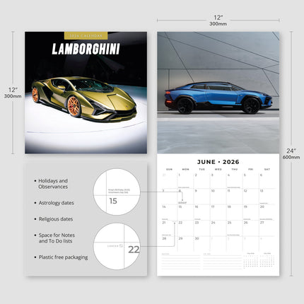 Red Robin Lamborghini Kalender 2026