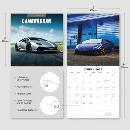 Red Robin Lamborghini Kalender 2027