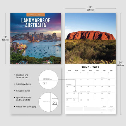 Red Robin Landmarks of Australia Kalender 2027
