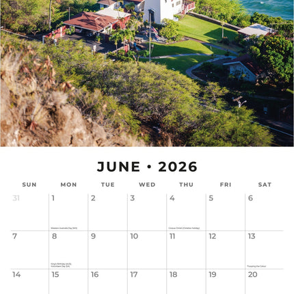 Red Robin Lighthouses Kalender 2026
