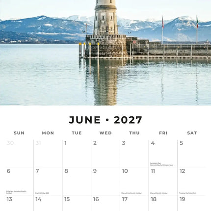 Red Robin Lighthouses Kalender 2027
