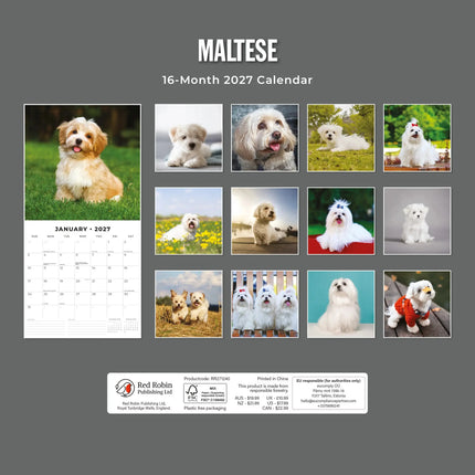 Red Robin Maltezer Kalender 2027