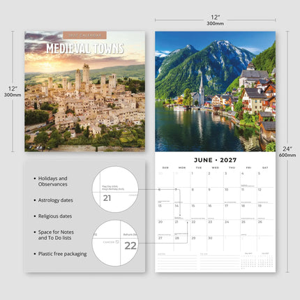 Red Robin Medieval Towns Kalender 2027