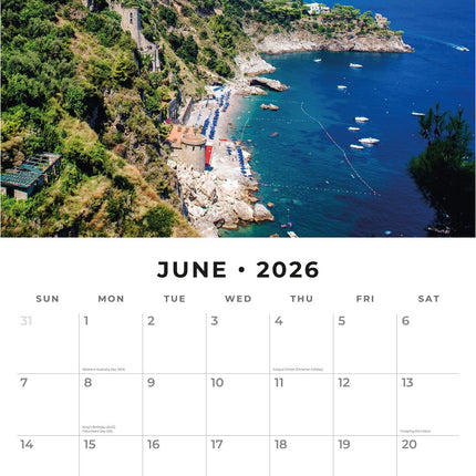 Red Robin Mediterranean Kalender 2026