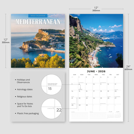 Red Robin Mediterranean Kalender 2026
