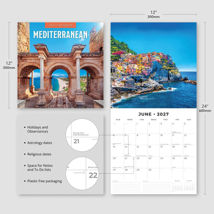 Red Robin Mediterranean Kalender 2027