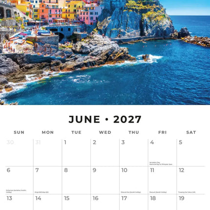 Red Robin Mediterranean Kalender 2027