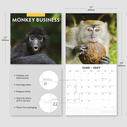 Red Robin Monkey Business Kalender 2027