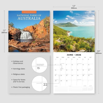 Red Robin National Parks of Australia Kalender 2026