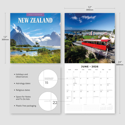 Red Robin Nieuw Zeeland Kalender 2026