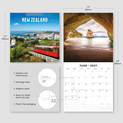 Red Robin Nieuw Zeeland Kalender 2027