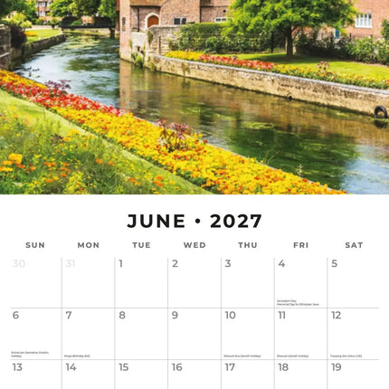 Red Robin Olde England Kalender 2027