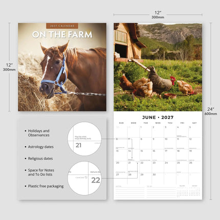 Red Robin On The Farm Kalender 2027