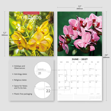 Red Robin Orchidee Kalender 2027