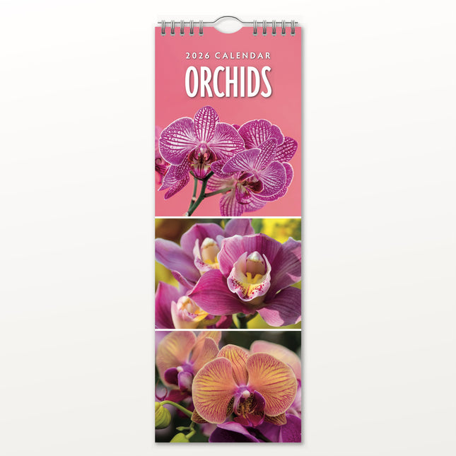 Red Robin Orchideeën Slimline Kalender 2026
