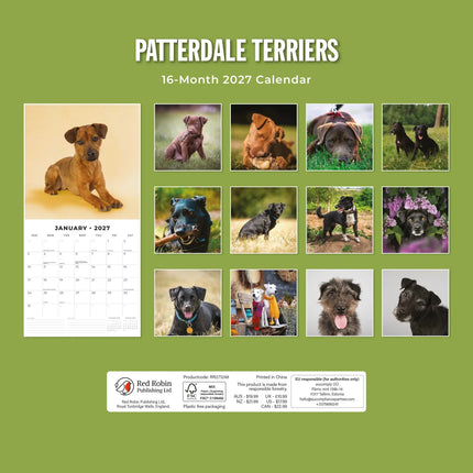 Red Robin Patterdale Terrier Kalender 2027